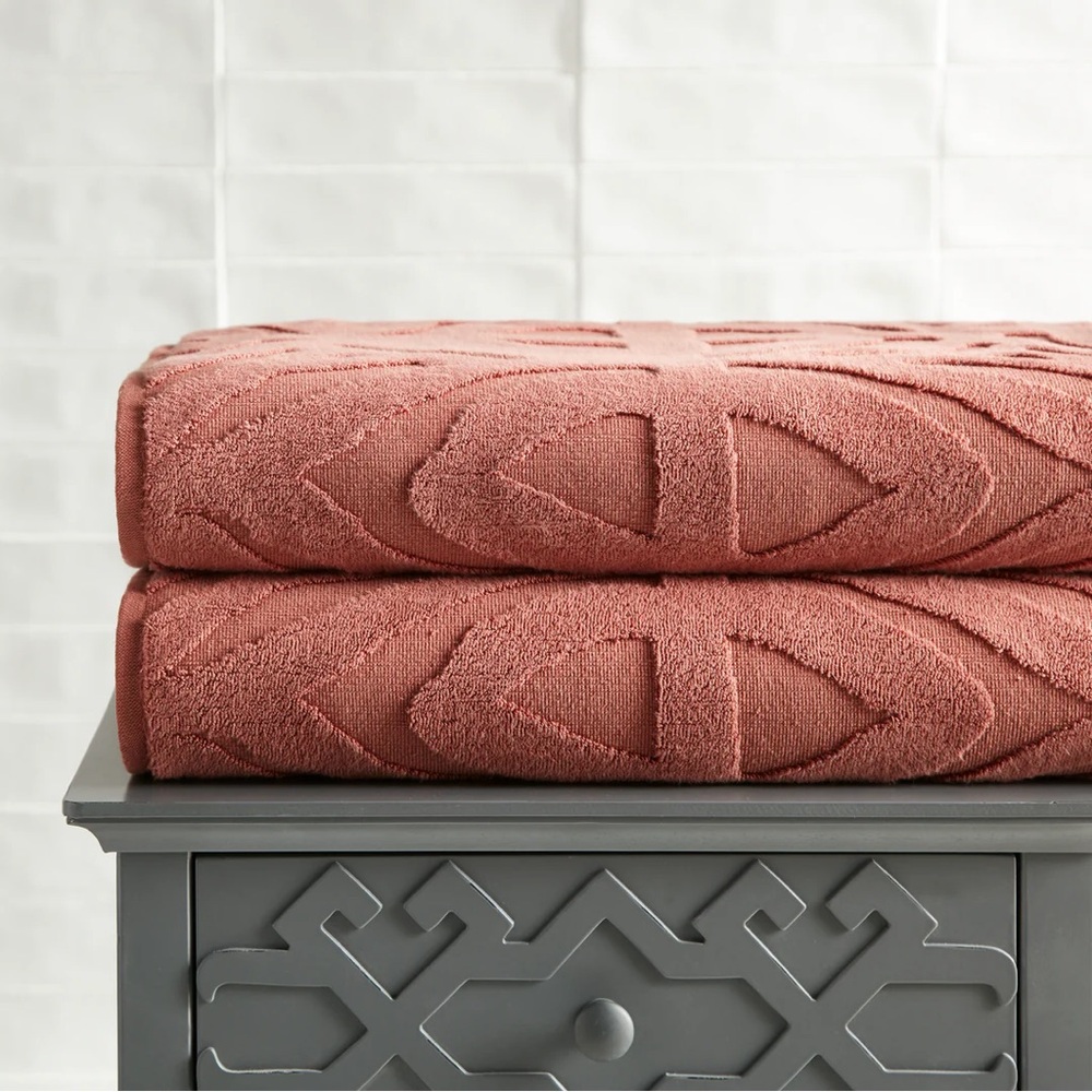 New THE JEDI™️ ANCIENT TEXT TOWEL Rust CLAY Star Wars Collection Bath Blanket